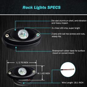 img 2 attached to Waterproof Underglow Lighting Trailers Vehicles