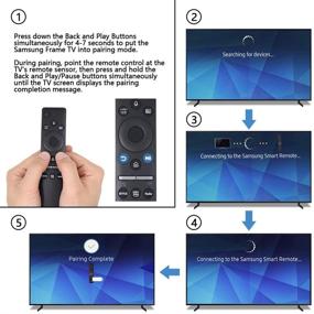 img 1 attached to BN59-01312A Smart Voice TV Remote With Silicone Cover Replacement For Samsung QLED 8K 4K TV QN75Q60RAF QN7SQ70R QN75Q60RAFXA QN75Q900RBF QN82Q70RAF QN82Q70RAFXZA QN82Q6DT QN85Q70RAF QN98Q900RBF