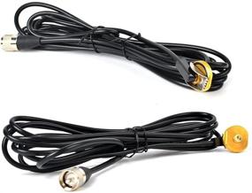 img 2 attached to 📡 High-Quality Vehicle Radio Antenna Roof Mount NMO Installation RG58 Coax Extension Cable UHF PL259 4M/13ft for Yaesu/Vertex Kenwood Mobile Radio