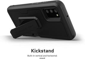 img 3 attached to 📱 Ghostek IRON ARMOR Samsung Galaxy A02s Case: Heavy Duty Protection with Belt Clip, Card Holder, and Kickstand - Designed for Samsung A02s (6.5 Inch)