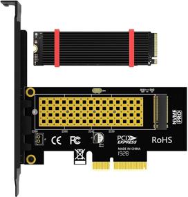 img 4 attached to 🔥 Enhanced JEYI M.2 NVME SSD to PCIE Adapter Card with Heatsink: PCIe4.0 X4 Updated