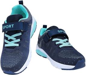 img 1 attached to 👟 Ultimate Comfort: Boys' Lightweight Walking Sneakers for Running and Tennis