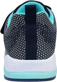 img 2 attached to 👟 Ultimate Comfort: Boys' Lightweight Walking Sneakers for Running and Tennis