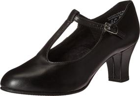 img 4 attached to 👠 Stylish and Comfortable: Capezio Women's Jr. Footlight T-Strap Dance Shoe - A Must-Have for Dancers