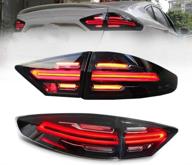 inguinity time led tail lights: ford fusion 2013-2016 rear lamps with start up animation assembly logo