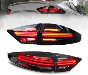 img 4 attached to Inguinity Time LED Tail Lights: Ford Fusion 2013-2016 Rear Lamps with Start Up Animation Assembly