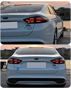 img 2 attached to Inguinity Time LED Tail Lights: Ford Fusion 2013-2016 Rear Lamps with Start Up Animation Assembly