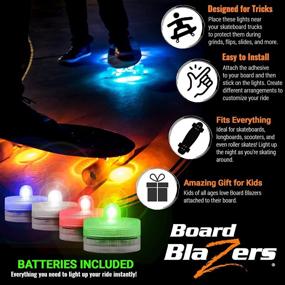 img 3 attached to 🛹 Enhanced Visibility Underglow Skateboards and Longboards by Board Blazers