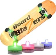 🛹 enhanced visibility underglow skateboards and longboards by board blazers logo