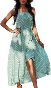 img 4 attached to BROVAVE Womens Sundress Spaghetti Dresses Women's Clothing