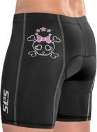 🏊 sls3 women's triathlon shorts - 6 inch black, slim athletic fit - ideal tri short for women, triathlon suit women for optimal performance logo