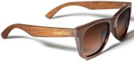 polarized wood sunglasses: stylish men's/women's accessory logo