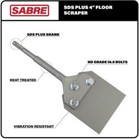 img 2 attached to Инструмент для соскабливания клеевых остатков "Sabre Tools SDS Plus