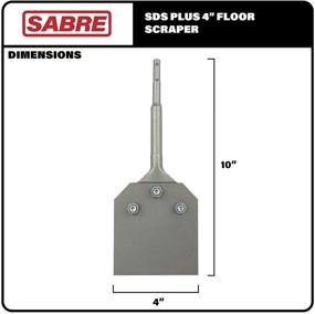 img 3 attached to Инструмент для соскабливания клеевых остатков "Sabre Tools SDS Plus