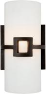 🏮 514604 monroe 1-light wall light in oil rubbed bronze by design house логотип