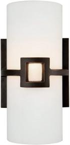 img 4 attached to 🏮 514604 Monroe 1-Light Wall Light in Oil Rubbed Bronze by Design House