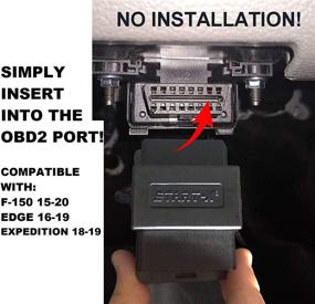 img 1 attached to 🔌 Start-X Пультовое управление для запуска двигателя Ford F-150 2015-2020, Edge 16-19, Expedition 18-19, подключаемое к порту OBD2, не требуется установка, исключая не внесенные в список автомобили