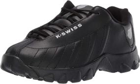 img 4 attached to K Swiss ST 329 Sneaker Metallic Little Boys' Shoes for Sneakers