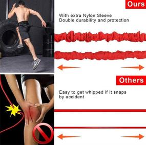 img 1 attached to 💪 Enhance Speed, Stamina, and Strength with YNXing Resistance Training Rope for Explosive Force Bounce Physical Training