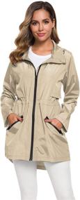 img 3 attached to Avoogue Jackets Lightweight Waterproof Raincoat