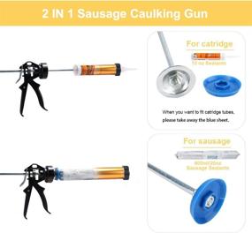 img 2 attached to 🔫 CJGQ Caulking Gun for Sausage Caulking Cartridges
