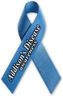 🎗️ raising awareness: addison's disease ribbon magnet logo