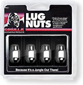 img 3 attached to 🦍 Gorilla Automotive 91147 Acorn Bulge Seat Lug Nuts, Size 14mm x 1.50 Thread