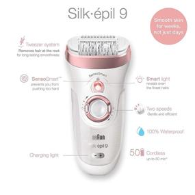 img 3 attached to Braun Silk-épil 9 9-720: Ultimate Wet & Dry 🪒 Hair Removal for Women - Shaver, Trimmer, Cordless & Rechargeable