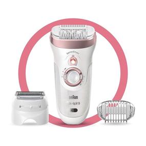 img 4 attached to Braun Silk-épil 9 9-720: Ultimate Wet & Dry 🪒 Hair Removal for Women - Shaver, Trimmer, Cordless & Rechargeable