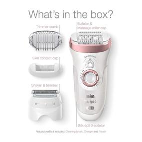 img 2 attached to Braun Silk-épil 9 9-720: Ultimate Wet & Dry 🪒 Hair Removal for Women - Shaver, Trimmer, Cordless & Rechargeable