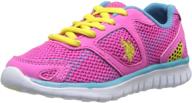 👟 stylish fusion running shoes for girls: u s polo assn logo