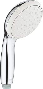 img 4 attached to 💦 GROHE Tempesta 100 27597001 Hand Shower - 2 Jet Types, Chrome Finish