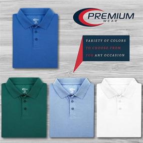 img 2 attached to Optimal 👕 Moisture-Wicking Polo T-Shirts