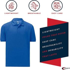 img 3 attached to Optimal 👕 Moisture-Wicking Polo T-Shirts