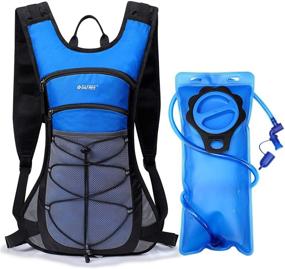 img 4 attached to 🚴 G4Free Cycling Hydration Pack Backpack with 2L Water Bladder - Lightweight Water Backpack for Running, Hiking, Climbing, Mountain Biking, Jogging - Men's and Women's Options Available