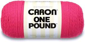 img 1 attached to 🧶 Пряжа Caron One Pound - 2 шарика (глубокий розовый)