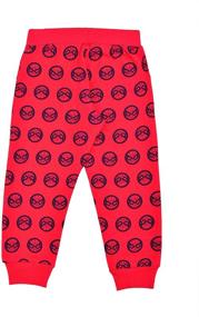 img 2 attached to 🕷️ Boys' Clothing Sets: Marvel Spiderman Jogger Drawstring Sweatpants