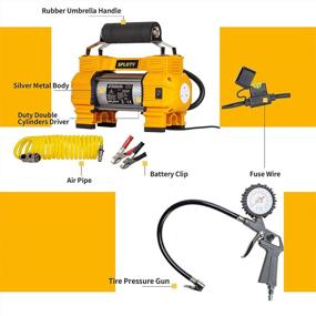 img 3 attached to SPLOTY Inflator Pressure 120PSI Compressor