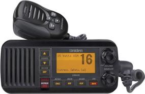 img 4 attached to 📻 Uniden UM435BK Advanced Fixed Mount VHF Marine Radio: Waterproof, Submersible, 1W/25W Power, All USA/International/Canadian Marine Channels, Black