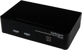 img 4 attached to 💻 StarTech.com Dual Port DisplayPort KVM Switch - 2560x1600 @60Hz - DP USB, Keyboard, Video, Mouse Switch Box with Audio for Computers and Monitors (SV231DPUA)