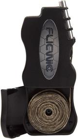 img 3 attached to 🔥 FLICWIC Hemp Wick Dispenser: Mini-Bic Lighter Case with 12' Organic Hemp Wick - Black/Silver