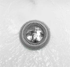 img 1 attached to 🛁 TubRing: The Ultimate Tub Drain Protector Hair Catcher/Strainer/Snare in Grey - Regular Size