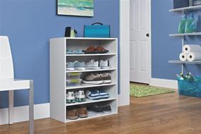 img 3 attached to ClosetMaid Stackable 5-Shelf Organizer in White for Efficient Storage