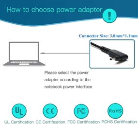 img 1 attached to ⚡ 65W 19V 3.42A AC Adapter Charger for Acer Chromebook & Aspire One Cloudbook - Power Supply Cord Included