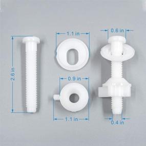 img 1 attached to 🚽 Universal Replacement Plastic Toilet Washers