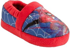 img 4 attached to 🕷️ Fun and Comfy Favorite Characters Boy's Spiderman Low Slipper SPF260 (Toddler/Little Kid)