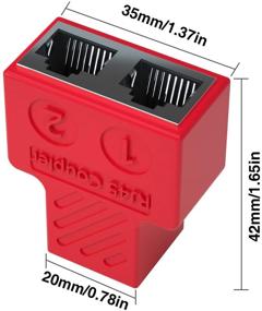img 3 attached to Ethernet Splitter Canbuau Internet Connector