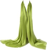 🧣 bellonesc silk scarf: long lightweight sunscreen shawls for women, 100% silk logo