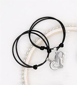 img 1 attached to 💑 Enhance Connection: Heart-Shaped Magnetic Bracelets for Couples