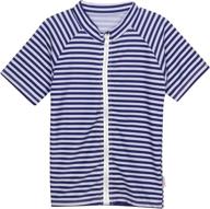 👕 boys' swimzip short sleeve zipper clothing and swimwear logo